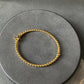 Peeler bangle 18k gold plated