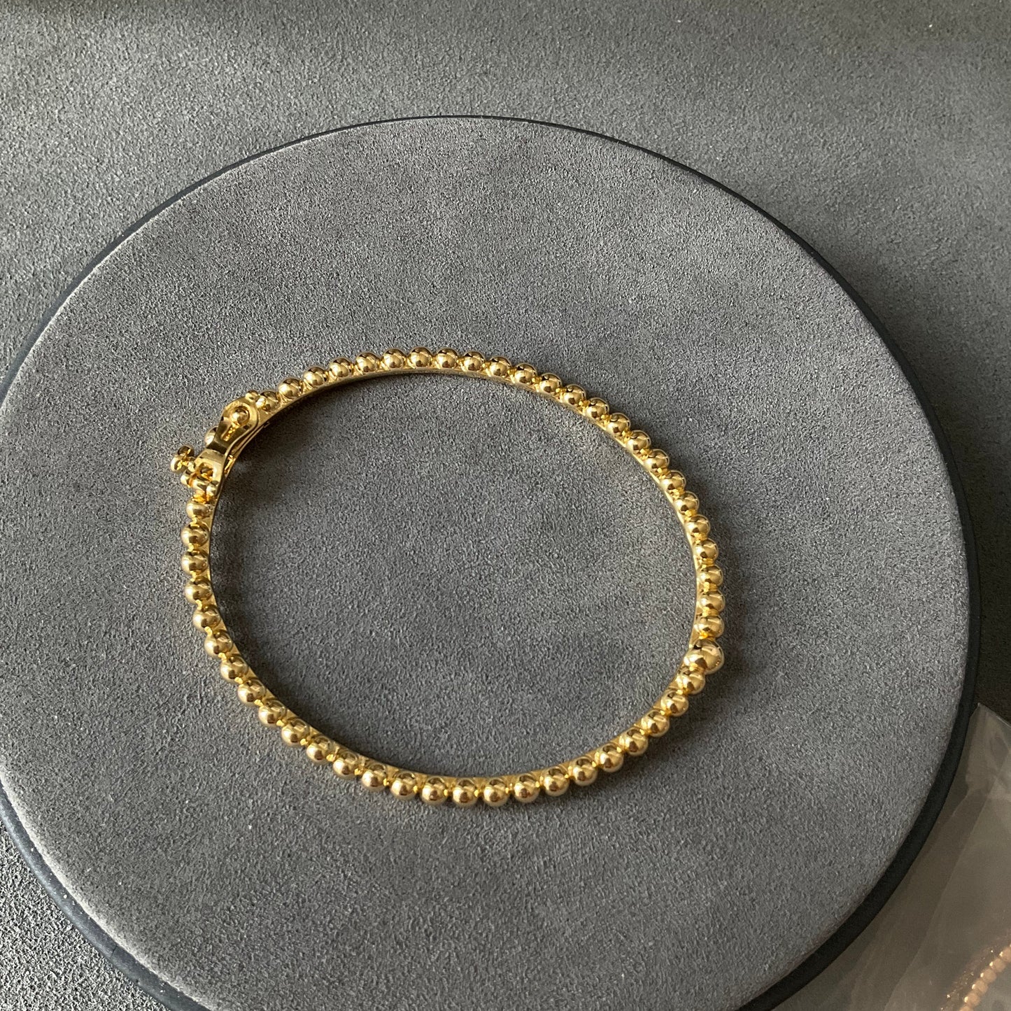 Peeler bangle 18k gold plated
