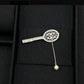 coco cz diamond tennis brooch