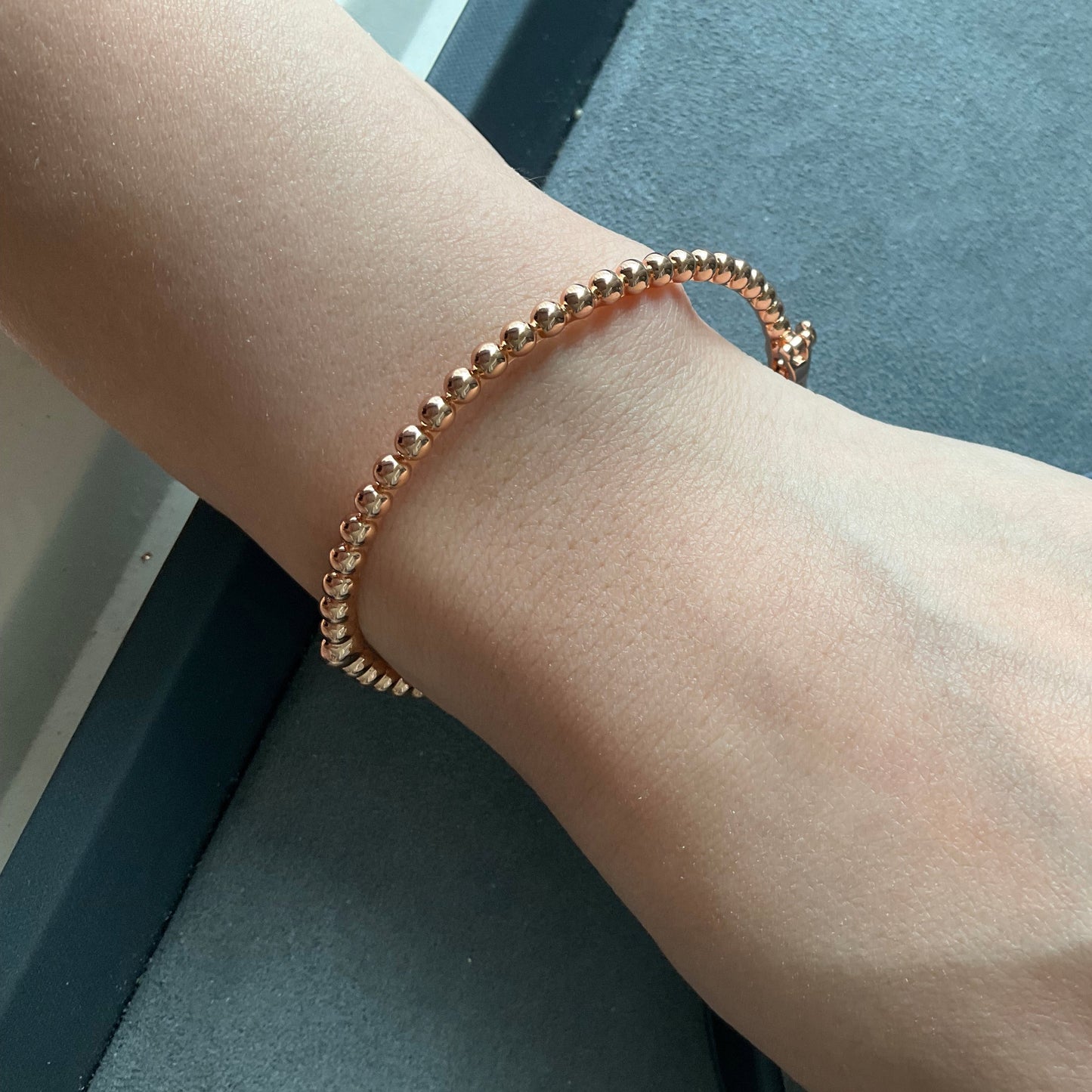 Peeler bangle 18k gold plated