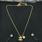 coco gold diamond necklace