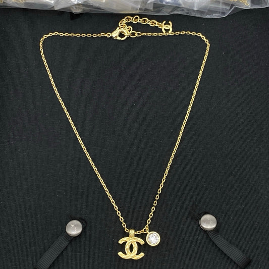 coco gold diamond necklace