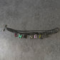 Coco cc black chain charm bracelet