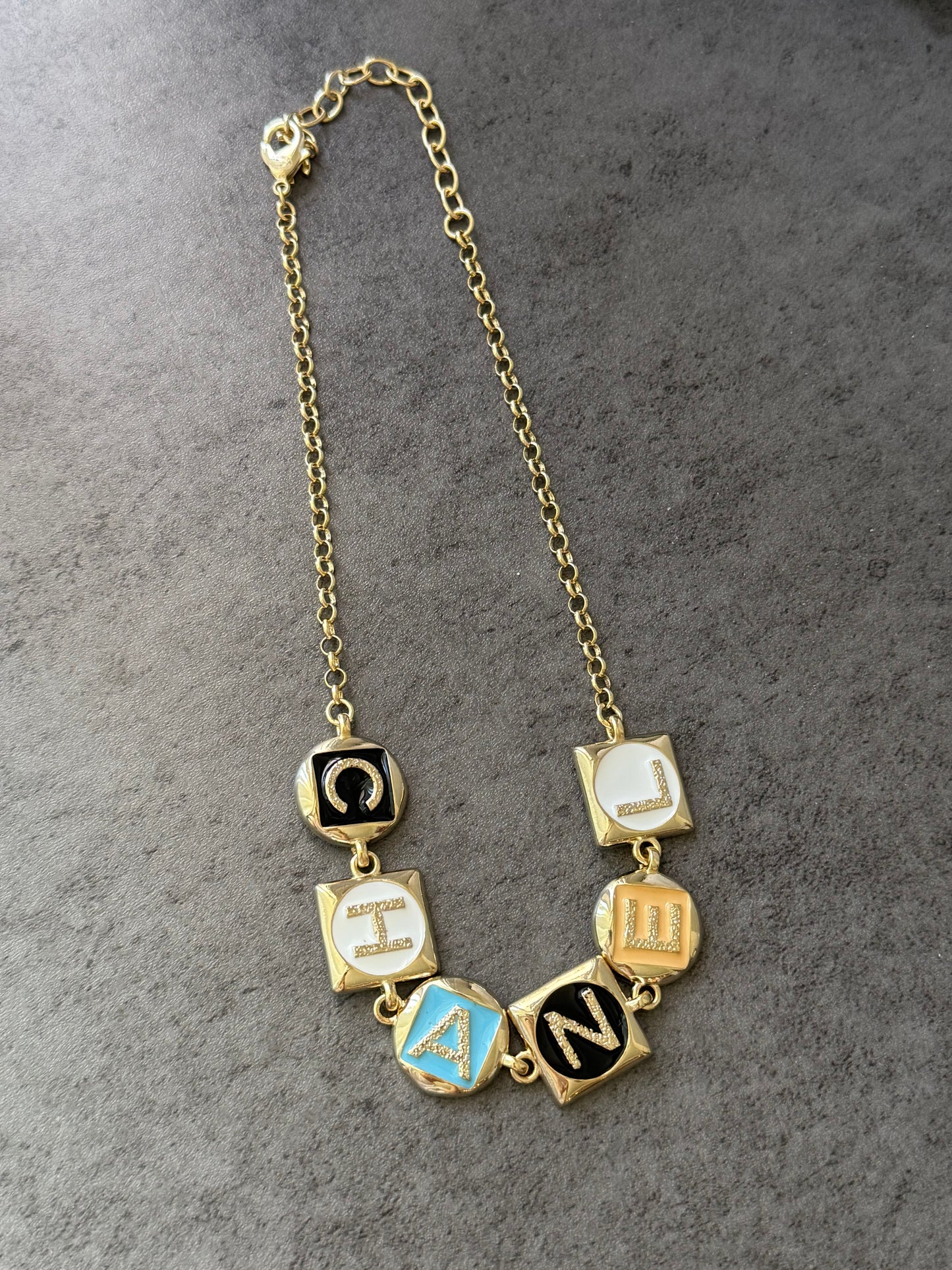 coco light gold necklace