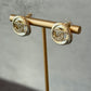 Coco cz gold stud earring
