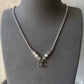 coco silver diamond pearl necklace