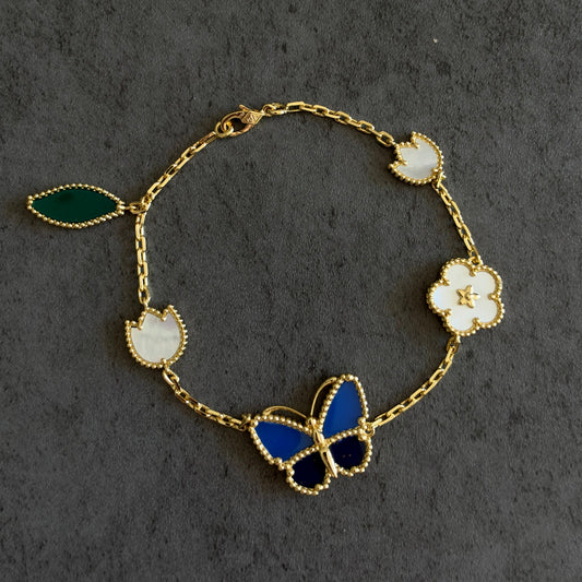 Lucky Spring Butterfly bracelet, 5 motifs