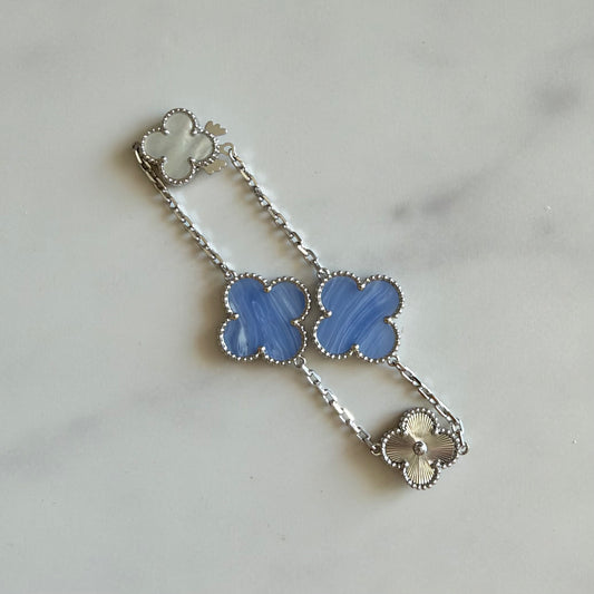 Magic Alhambra Chalcedony Bracelet