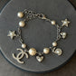 cc charms bracelet with pearl