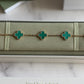 Alhambra Malachite 5 Motifs Clover Bracelet